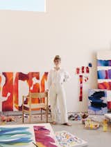 Heather’s art studio sits six feet below the rest of the house. "Being separated and on a different level is healthy," says the painter, who didn’t have that luxury in San Francisco.&nbsp;