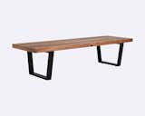 Nelson Platform Bench with Wood Base by Herman Miller