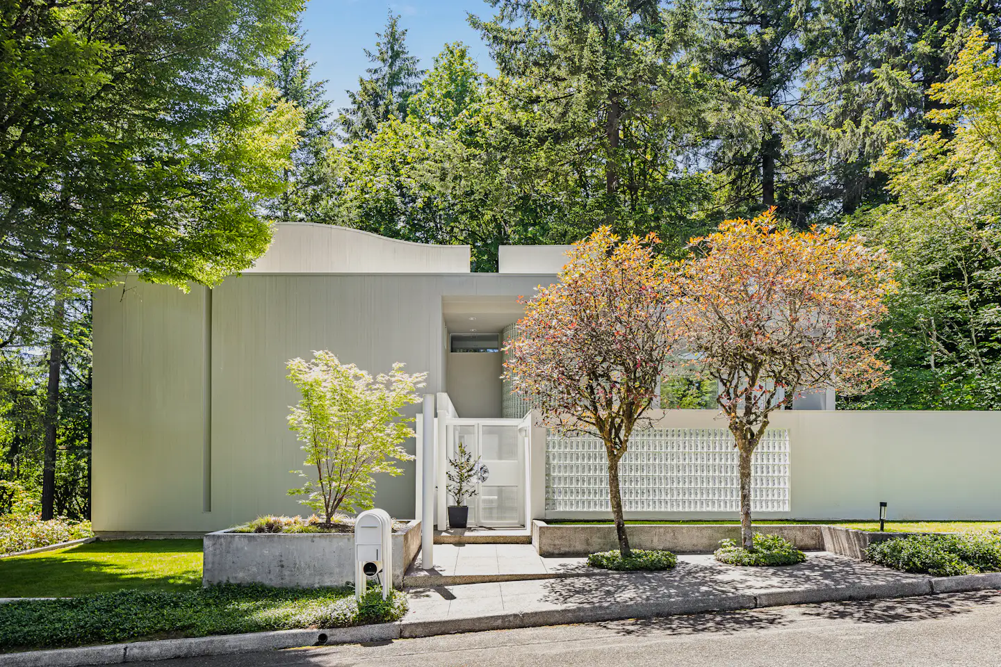 Photo 1 of 13 in The ’80s Are Alive and Well in This Pristine Glass Brick Home Asking $1.5M - Dwell