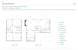 Floor Plan of Jennings Residence by Cover Architecture and EEK Studio  Photo 20 of 20 in Before & After: They Brought Their Buff and Hensman Midcentury Back to Its Original Glory