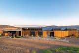 In addition to featuring shou sugi ban cladding, the home's exterior utilizes charred spotted gum timber that harmonizes with the spotted gum timbers used on all decks and trims.