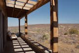 The porch overlooking the desert.&nbsp;