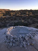 The general shape of the hot tub follows the shape of the stone itself.&nbsp;