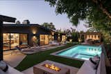 "The tranquil and very private backyard is a beautifully designed sanctuary, perfect for classic indoor-outdoor living,