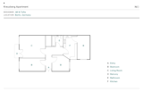 Floor Plan of Kreuzberg Apartment by Jäll &amp; Tofta