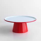 Falcon Red Enamelware Cake Stand