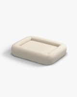 Ruggable Cream Boucle Bolster Pet Bed