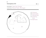 Floor plan of Hemisphere Hill by SpotLab Design  Photo 15 of 15 in In Northern Michigan, a Geodesic Dome Offers Visitors an Escape Pod From Daily Life