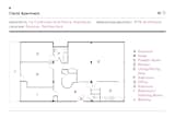 Floor plan of Clarté Apartment renovated by DVK Architects  Photo 15 of 15 in A Dated Flat in a Building by None Other Than Le Corbusier Gets a Reverent Refresh