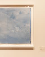 McFarland’s "Cloud Book" got us thinking about photography and representation; his cyanotype prints are created to look like blue skies but are created without the use of a camera.