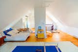 The couple has a luminous top-floor “movement room” that includes many of Wu’s products.