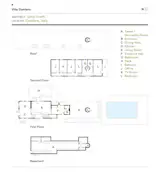Floor plan of Villa Gontero by Carlo Graffi