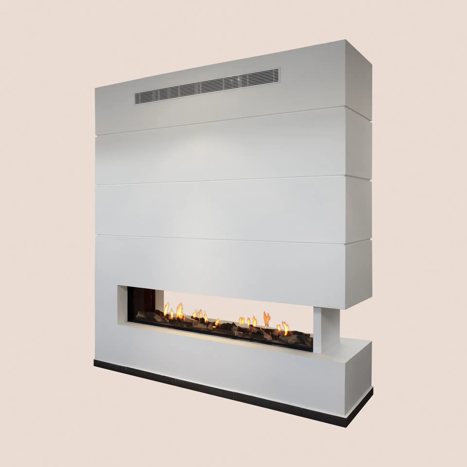 Tunnel 200 Fireplace by Ortal