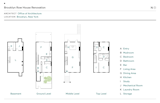 Floor Plan of Brooklyn Row House Renovation by Office of Architecture  Photo 28 of 28 in Before & After: A Gut Remodel Corrects a Century of Quick Fixes in This Brooklyn Row House