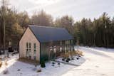 The sprawling property includes an infrared sauna just outside the house.