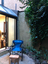 Before: Klara loved the outdoor space—a rare find in Manhattan—despite the fact that it needed attention.