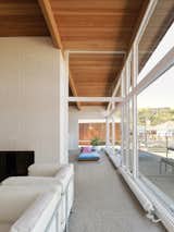 The home’s 12-foot-tall ceilings allow for huge windows facing a canal off the San Francisco Bay.