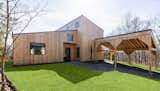 The home incorporates passive solar design, mini-split heating and cooling, and a well-insulated envelope.
