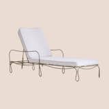 The Harpen Outdoor Metal Chaise Lounge by Jake Arnold