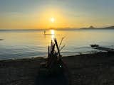 Taal Lake fills a large volcanic caldera.