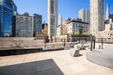 At 480 square feet, the terrace is more than half the size of the interior.