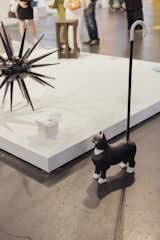 Wang Yichu’s sense of humor is clear! Yes, that’s a cat, and yes, it has a cane for a tail.