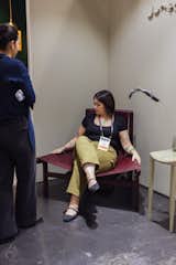 Contemplating which corner of my very narrow apartment could contain this chair.