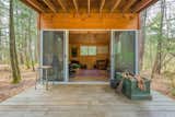 The guest cabin was designed by prefab company Shelter Kit.