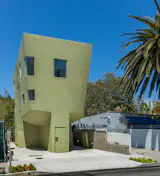 The home is the first known residential project to be built using polyurea-coated wood.