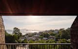 The deck overlooks the San Francisco Bay, toward Marin and Mount Tamalpais.