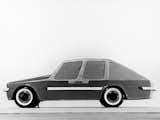 Ponti’s 1953 Linea Diamante car design was never realized.