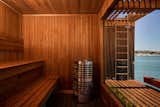 Fjord’s saunas are fronted with glass for a bay view.