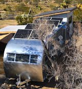 A 2.4KW solar setup powers the trailer.