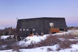 To capture prime views, Braithwaite and his students rotated the living space thirty degrees and lifted it on stilts.  Photo 11 of 23 in This Clever Twist On an A-Frame Cabin? It Started in a Classroom
