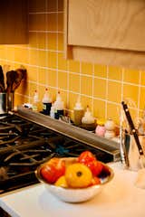 Yes, the tile maybe looks like American cheese—but the yellow is cheery and adds warmth.&nbsp;