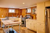The basement kitchen was a nice bonus and Hailee and Chuck updated it gently, replacing outdated appliances and adding some modern touches. The cabinets and sink are original to the house and were in great shape.