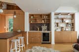 Renovated by a pair of writers, the home was designed to feel like a coffee shop and work retreat.