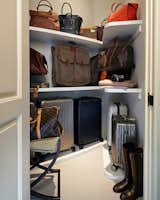 Lisa Adam’s custom luggage closet for actor Ray Romano. 