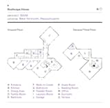 Floor plan of Roofscape House by BAAB