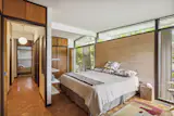 The home is split into two wings: one for the bedrooms, and the other for the common areas.