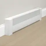 Basic Slip-On Baseboard Steel Heater Cover
