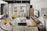 The floor-to-ceiling windows are dual paned, for better energy efficiency.