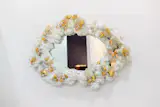 From afar, Aleksandra Pollner’s creations have an otherworldly effect, as if they were made from, say, rock scavenged from the surface of the moon. The material Pollner actually works with the most is sort of otherworldly—styrofoam, a ubiquitous packing material that cannot be recycled and is difficult to get rid of.