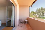 Each bedroom opens to its own balcony.