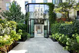 The townhouse has 1,200 square feet of outdoor space—a rarity in New York City.