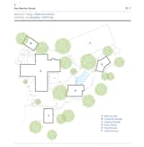 Floor plan of San Marino House by Fung + Blatt Architects