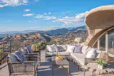 Set on a Mountain, This $3M California Dome Home Has Top-of-the-World Views - Photo 9 of 17 -