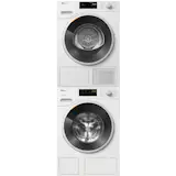 Miele Stacked Front Load Washer and Electric Dryer Set