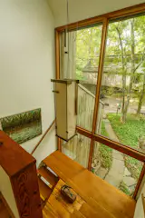 McElroy's commercial designs often were much more standard. However, on his personal home, he incorporated personalized, artistic elements.