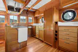 Now, the boat is in prime condition, with a 500-horsepower diesel engine powering it on trips around the San Francisco Bay.